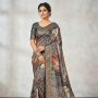 Elegant Semi Silk Tussar Saree