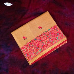 Kashmir Half Tussar with embroidery