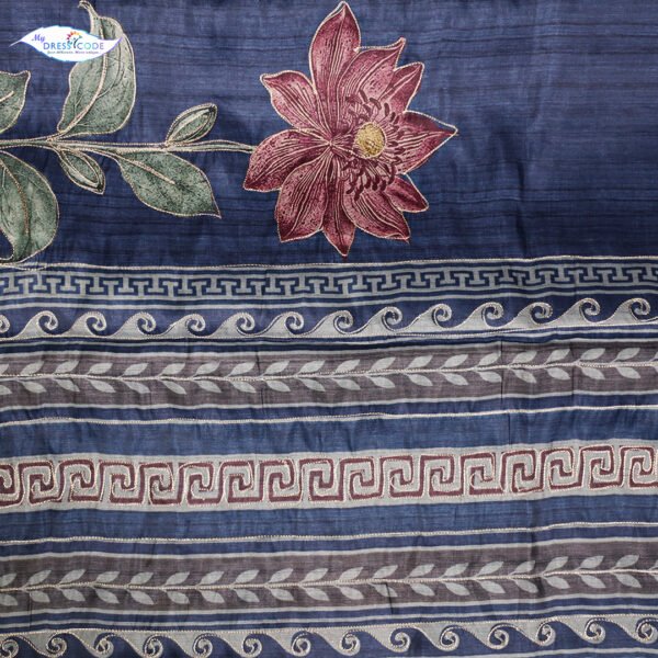 Italian Tussar Saree - Image 2